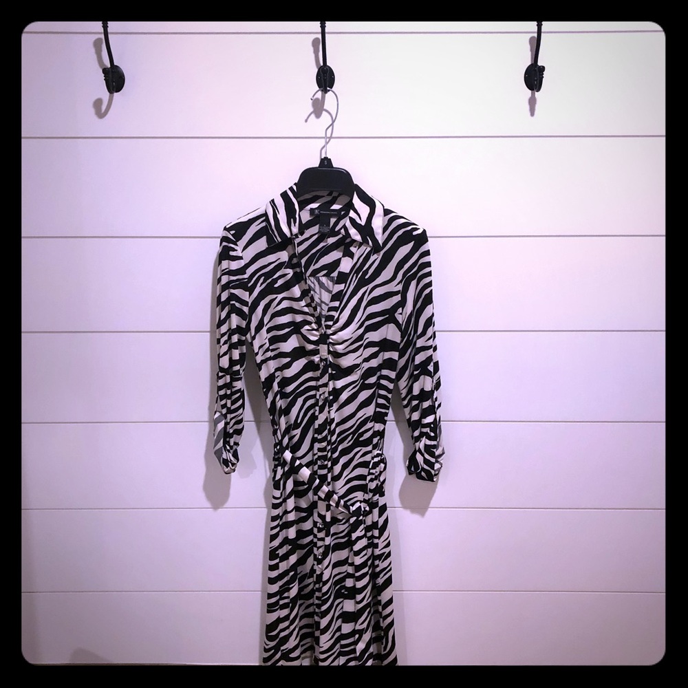 INC Zebra Print Dress